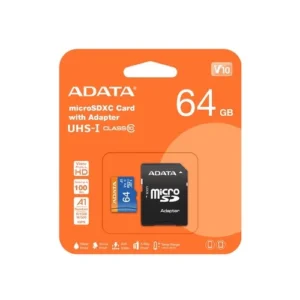 ADATA Premier MicroSDXC 64GB Clase 10 Ultra Rápida - Ideal para Móviles y Cámaras - Imagen 1