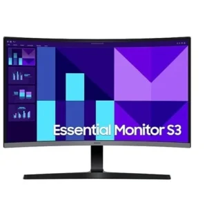 Monitor Samsung Curvo 32" Essential S3 Full HD VA - Experiencia inmersiva para trabajo y gaming - Imagen 1